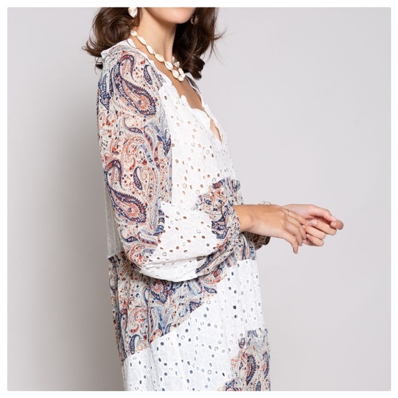 Wandering the Woods Paisley Printed Dress - Picture 6 of 9